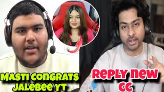 Masti Reply Why Not Live 🚨 Dynamo Reply New Cc 🔥 Congrats Jalebee Yt