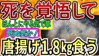 【爆笑2chスレ】ドクターストップされながらも大量の唐揚げを食べるスレ民www【ゆっくり解説】