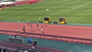 第49回山口県陸上競技選手権大会　一般男子100m 予選13組