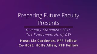 Diversity Statement 101: The Fundamentals of Diversity, Equity, and Inclusion (DEI)