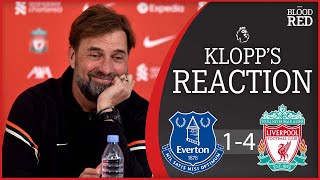 “THIS IS OUR BENCHMARK" | Jurgen Klopp reaction | Everton 1-4 Liverpool