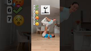 YOGA COUPLE CHALLENGE! 🧘♀️ #shorts