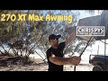 270 XT Max Awning from the Bush Company - how long does it take to set up and pack up