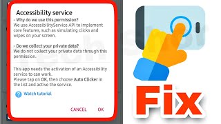 Auto Clicker App Fix Accessibility Problem Solve