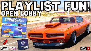 Forza Horizon 5-I'M BACK STREAMING!-Spring Festival Playlist completion OPEN LOBBY-Backstage vote