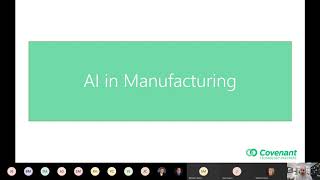Covenant Technology Partners: Artificial Intelligence & Manufacturing Webinar