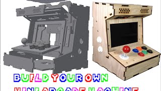 DIY Mini Arcade Cabinet (Porta Pi 9inch) Assembly Guide Update!