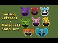 Smiling Critters Minecraft Sand Art