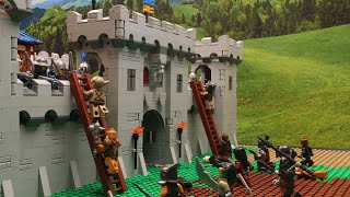 Lion Knight's Castle Siege - Lego Castle War | Medieval Brick