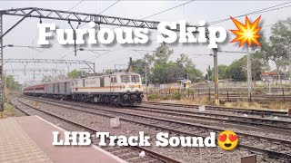 22943 Daund Indore Express || Track Sound 😍