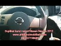 Duplikat kunci remot Nissan Navara