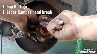 Tutorial Mengganti Kampas Hand Break Nissan X Trail T30