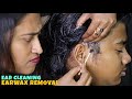 Ear Cleaning & earwax Removal by Pakhi | Heavy Oil Ear Massage | Ear Fingering | Neck Cracking ASMR