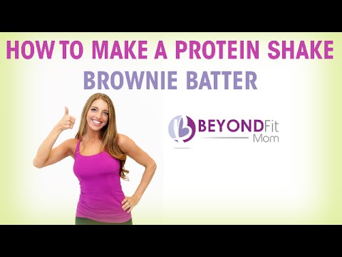 How to Make a Protein Shake. Brownie Batter. How to Make a Protein Shake. Brownie Batter.
