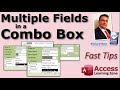 Display Multiple Fields in a Closed Combo Box in Microsoft Access