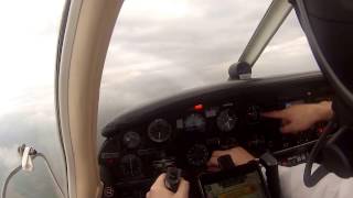 Bristol arrival and Vectored ILS 09 in a Piper Arrow HD with ATC audio