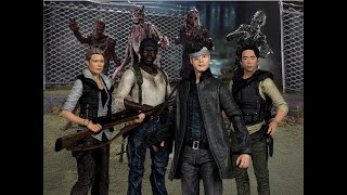 McFarlane Toys The Walking Dead Walkers 4 Pack, Tyreese, The Governor, Glenn \u0026 Andrea Pre Orders