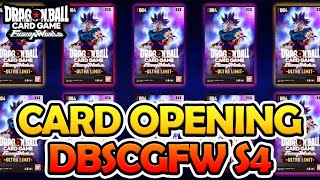 ON DÉFIE LES PROBABILITÉES ! PACK OPENING DBS CARD GAME FUSION WORLD SAISON 4 (FB04) (DBSCGFW)