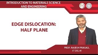 Edge dislocation: Half plane