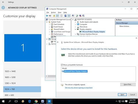 Easily install display driver for your Windows 10/8.1/7 laptop/PC