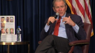 Bush Warns Against Isolationism, Promotes Book