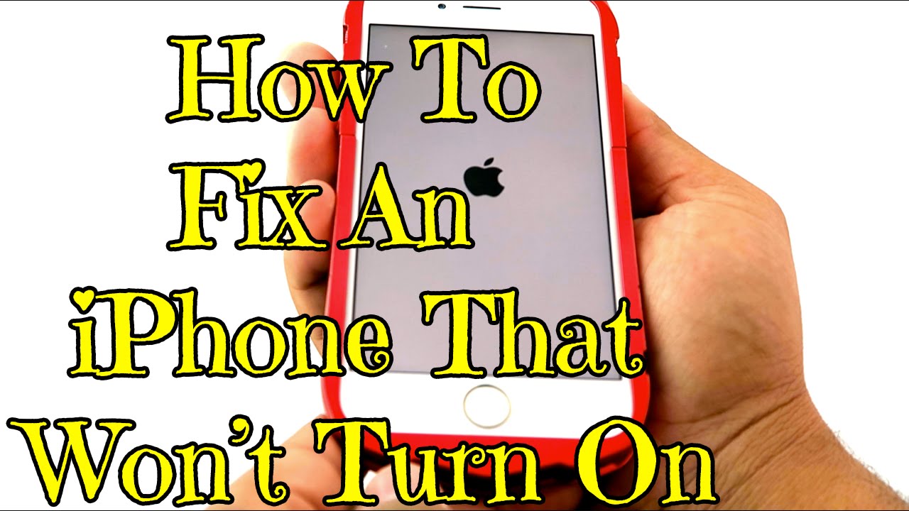 How To Fix An IPhone That Won't Turn On #iPhoneHack - YouTube