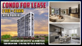 Modern 2 Bedrooms + 2 Washrooms Condo with Parking – In  North Oshawa