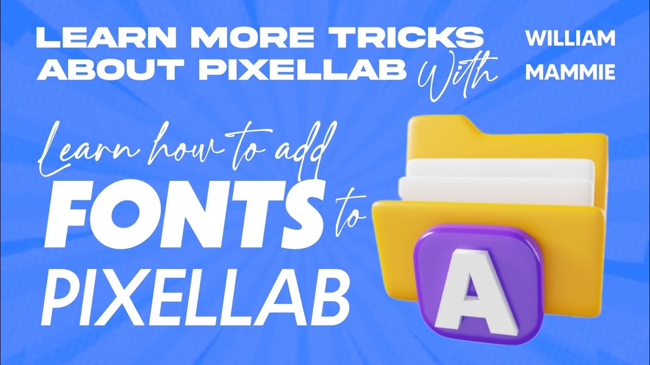 Add Fonts To Pixellab Pixellab Tutorial Youtube