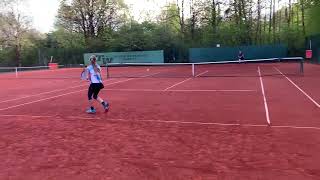 Tamina Kochta (12) Tennistraining #tennispro #tenniskid #taminakochta #tennisgirl