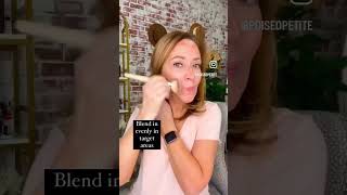 How to contour mature skin. Subscribe for more makeup tips. #makeuptips #howtocontour #beautyover40