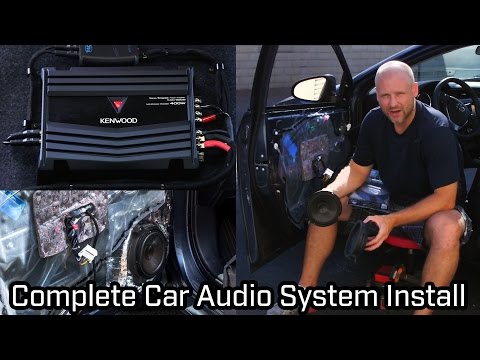 Full Car Audio System Installation - Speakers, Subwoofer and Amplifier Full Car Audio System Installation - Speakers, Subwoofer and Amplifier