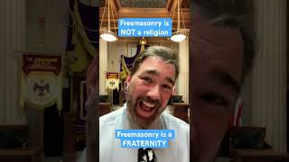 Freemasonry is NOT a religion! 😲😇 #religion #fraternity #mastermason #masonic #reaction
