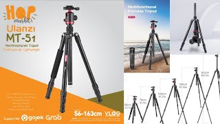 ULANZI MT-51 Professional Tripod Portable 360 Panoramic Ball Head DSLR