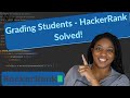 Algorithms Solved in Python | Grading Students HackerRank Solution in Python | Algorithm practice