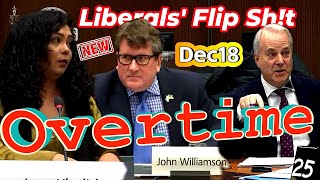 overtime liberals' flip out over late meeting on the fall economic statement