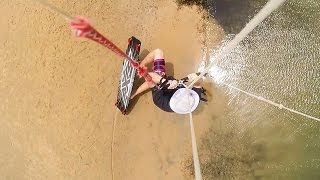 Retrieving a kiteboard / board Recovery Techniques - how to earn yourself free beer.