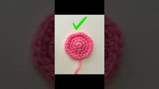 Crochet Magic Circle | Crochet tips and tricks #crochet #shorts #youtubeshorts #crochettutorial