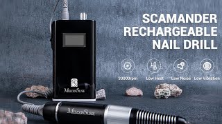 MELODY SUSIE RECHARGABLE 30000 RPM S SERIES SCAMMANDER S320H NAIL EFILE RV #acrylicnails #naildrill