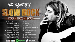 Slow Rock Ballads 70s, 80s, 90s 🔥 Scorpions, Aerosmith, Bon Jovi, U2, Ledzeppelin