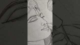 How to draw krishna ji and radha ji🥰 #art #drawing #like #love #subscribe #shorts #shortsvideo