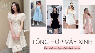 [Shopee haul] Tổng Hợp Váy Xinh Cho Các Nàng