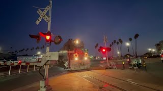 (Broken GS Type 2 Ebells) SCBG 2600 Leads The Santa Cruz Holiday Lights Train Through Pacific/Beach