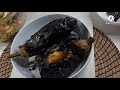 طريقة عمل متبل الباذنجان المشوي 🍆🍆 salade d aubergines grillées recette facile et rapide asmr