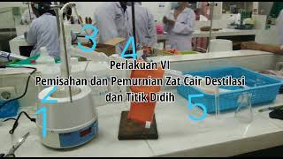 PRAKTIKUM KIMIA ORGANIK 1 [ Percobaan 6. Pemisahan dan Pemurnian Zat Cair Destilasi dan Titik Didih]