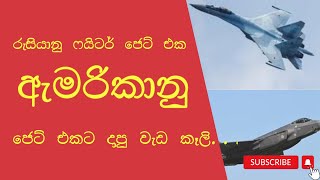 රුසියානු ෆයිටර් ජෙට් එක ඇමරිකානු ජෙට් එකට දාපු වැඩ කෑලි.....