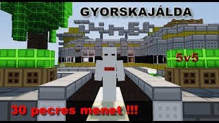 MesterMC BedWars 30 PERCES MENET !! TOPPOSOK ELLEN 8V8 !!! LEGJOBB TAKTIKA??!!