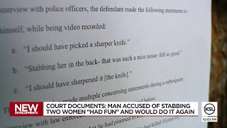 Court documents: Man charged in Davis County stabbings 'had fun' and would do it again