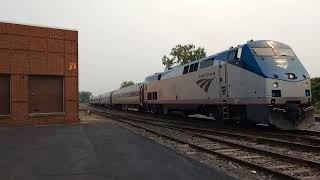 Amtrak 88 Leads Maple Leaf P063 Northbound to Toronto Canada