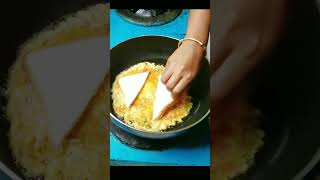 বন রুটি/পাউরুটি দিয়ে নাস্তা রেসিপি /bread recipe #shorts #snacks #easy #1minutevideo