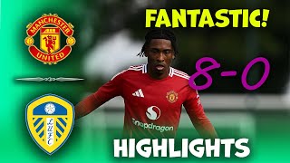 Man United u18 vs Leeds United u18 | u18 Premier League | Highlights 02-11-2024